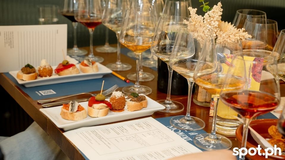 Terry's Bistro pintxos paired with wines